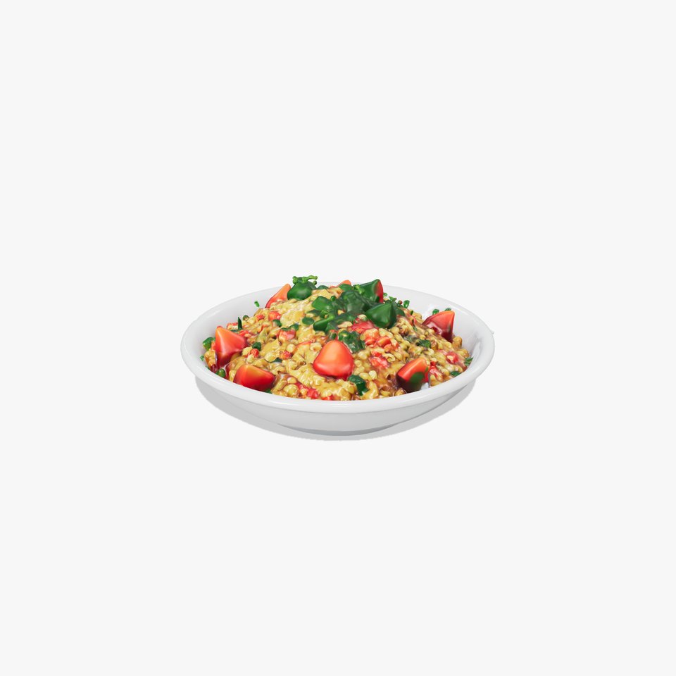 Lebanese Tabbouleh Salad realistic model pack